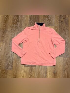 Lauren Ralph Lauren Pink Polo with Navy Collar
